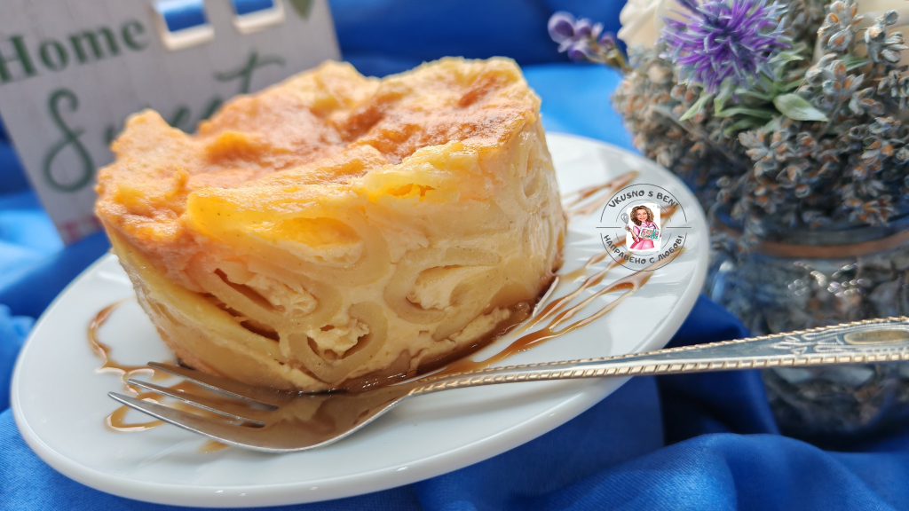 Карамелени макарони на фурна