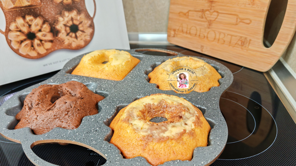 Пухкави мини кексчета асорти-Стъпка-8362