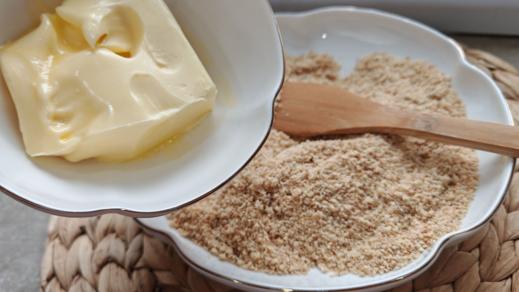 Бисквитено руло с мармалад и орехи-Стъпка-8423