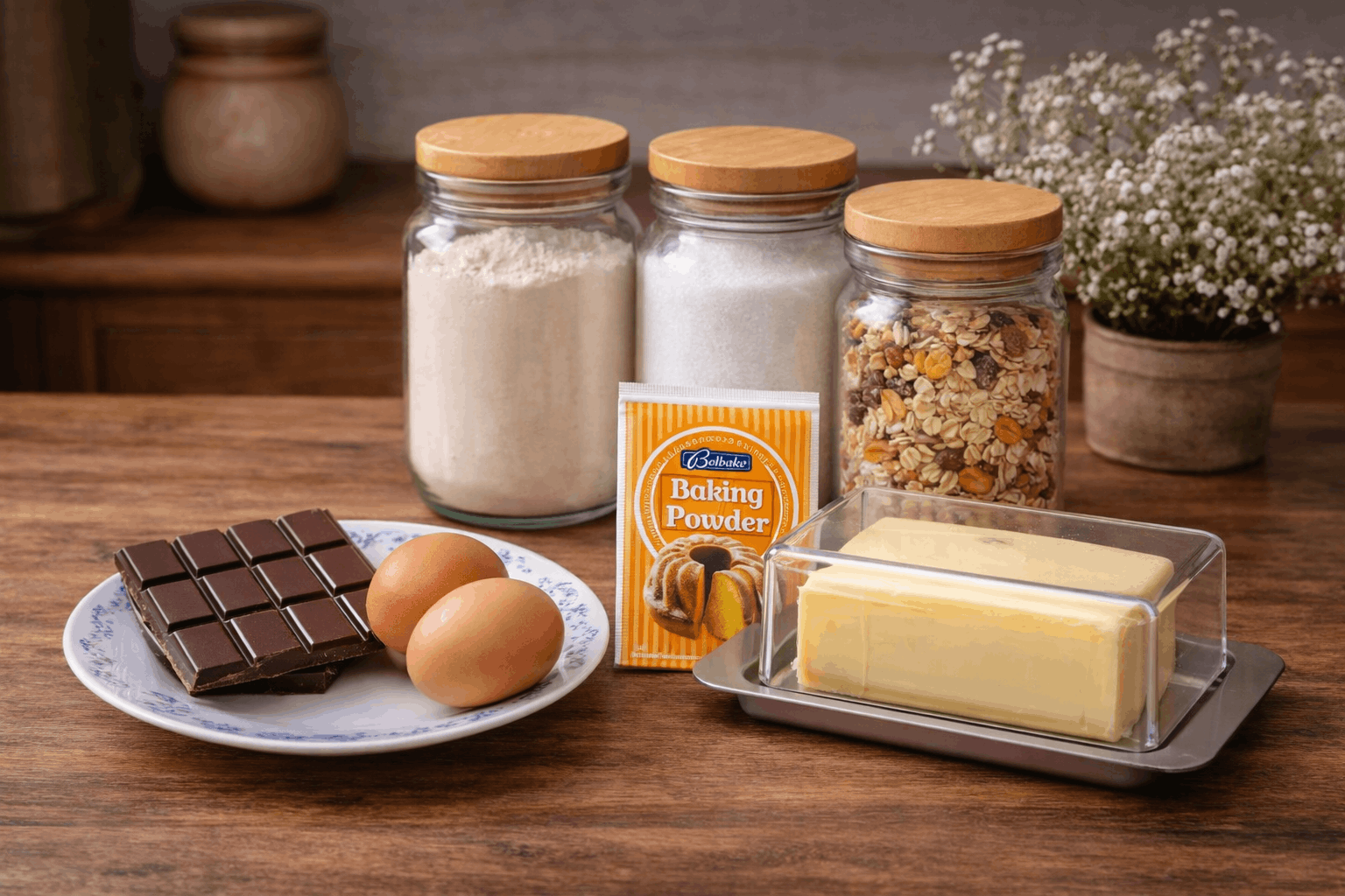 🍪 Курабийки с шоколад и мюсли-Стъпка-1494