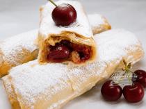 🍒🍒 Щрудел с череши и стафиди 🍒🍒
